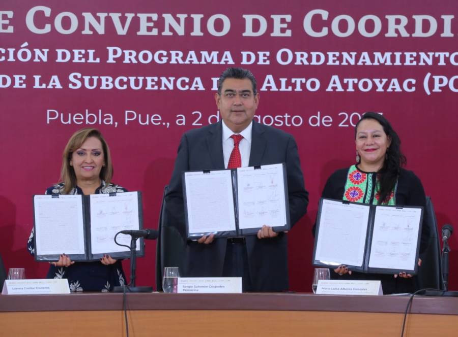 Gobiernos De Puebla Y Tlaxcala Firman Convenio Para Ordenamiento Del