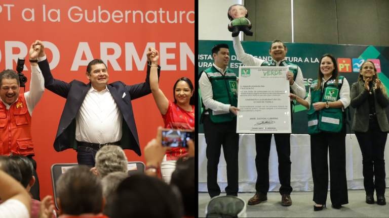 Rinde protesta Armenta como candidato del PVEM Y PT a la gubernatura