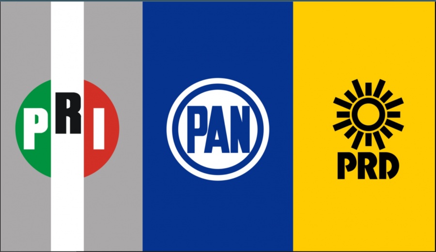 PRI, PAN y PRD por definir m&eacute;todo para designar candidato por la gubernatura