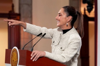 Se reduce 50 % tr&aacute;fico de fentanilo hacia EU, afirma Sheinbaum