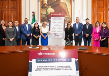 Firma Pepe Chedraui convenio con el Comité Estatal de Participación Ciudadana