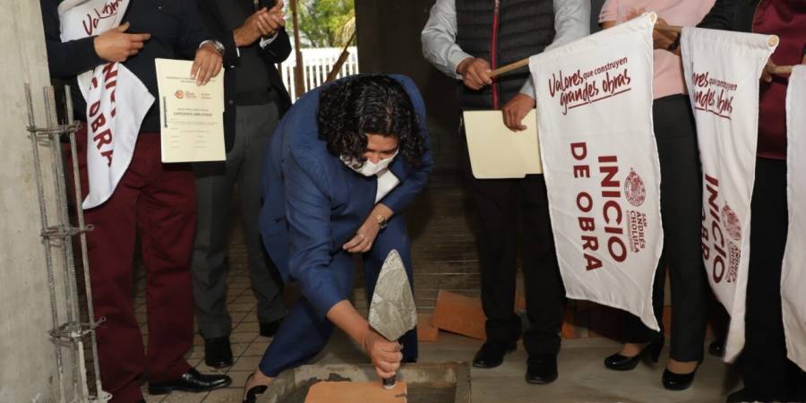 Encabeza Karina P&eacute;rez Inicio De Obras De Infraestructura Educativa En San Andr&eacute;s Cholula
