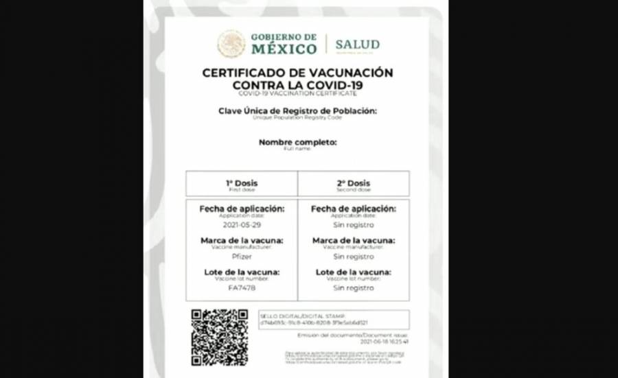 En diciembre, publicarán decreto para pedir certificado de vacunación