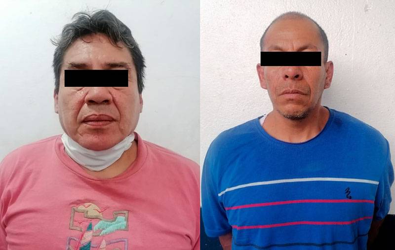 Aseguran a dos sujetos tras asaltar un Elektra en Villas San Alejandro