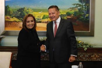 Busca Lorena Cuéllar reforzar la seguridad en Tlaxcala