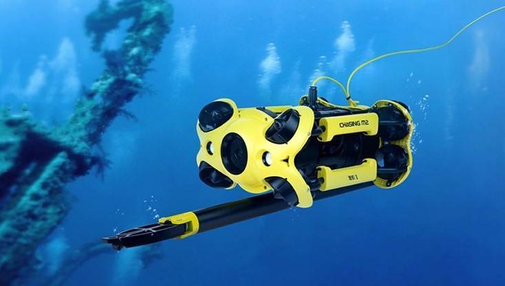 Dron de la Marina cuenta con cámara de alta resolución y luz para grabar 250 metros de profundidad
