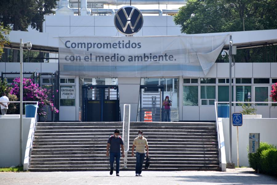 ¿Cuántas huelgas registra VW en Puebla?