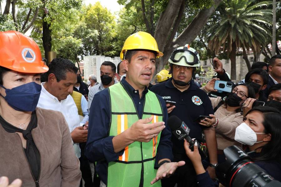 Eduardo Rivera reporta saldo blanco en la capital