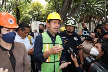 Eduardo Rivera reporta saldo blanco en la capital