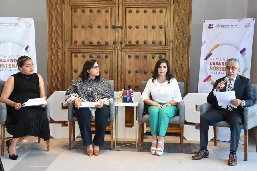 Norma Layón participa en la Semana del Desarrollo Sostenible Puebla 2022 con el programa de Línea Violeta