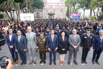 Puebla capital tiene 108 nuevos polic&iacute;as