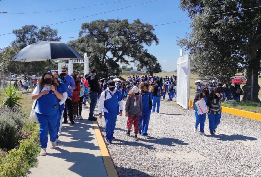 Reinician actividades estudiantes y trabajadores de la Universidad Politécnica de Amozoc: SEP
