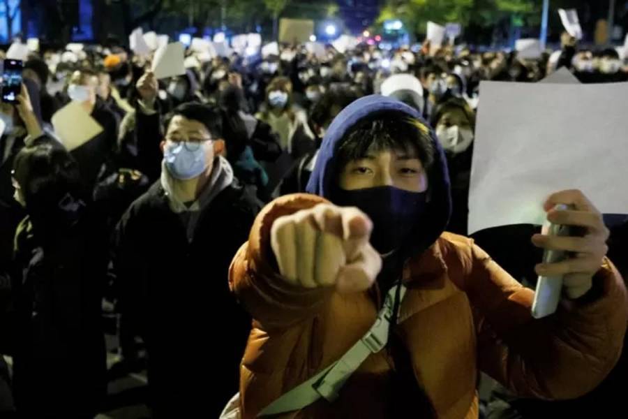 En China hoja en blanco se convirtió en el símbolo de protestas en ese país