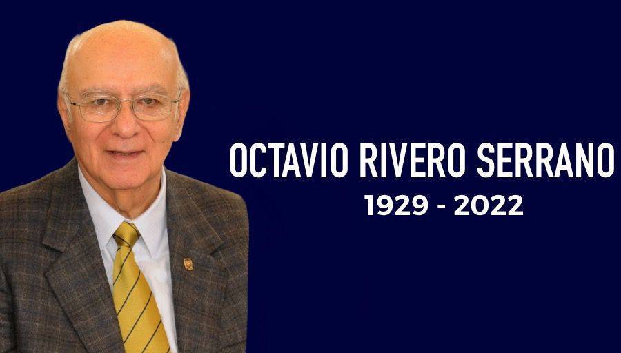 Fallece Octavio Rivero Serrano, exrector de la UNAM