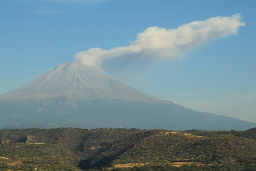 Garantizan prevención ante actividad del Popocatépetl