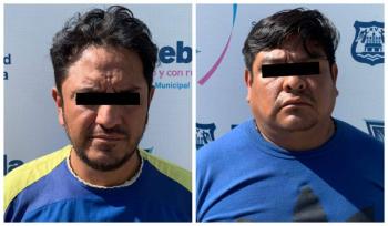 Detienen a dos presuntos montachoques