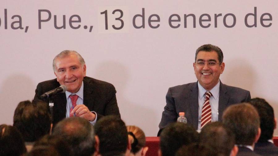 Para la federación, Sergio Salomón es el gobernador de Puebla: Adán Augusto