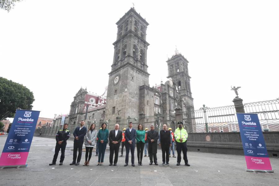 Arranca restauración de Catedral de Puebla