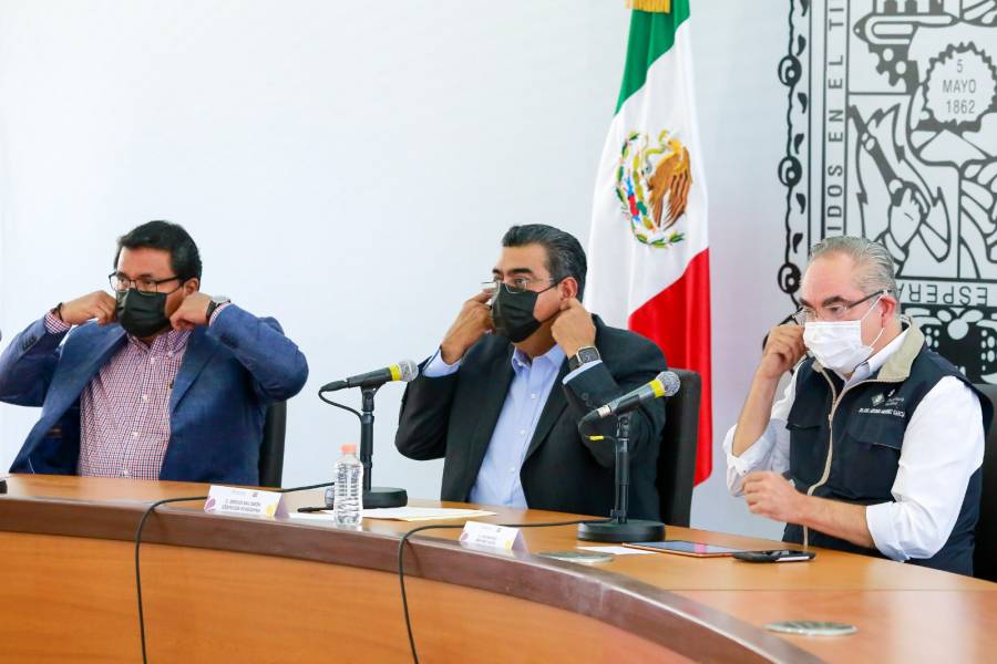 Suspenden uso obligatorio del cubrebocas en Puebla