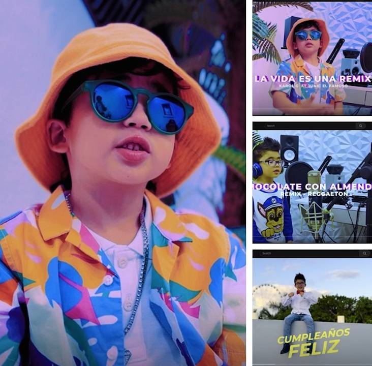 Nniño hispano “Junic El Famoso” rompe las fiestas infantiles con su ...