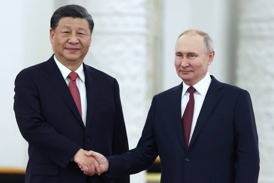 Presidente de China y Putin se reúnen en el Kremlin para hablar de Ucrania