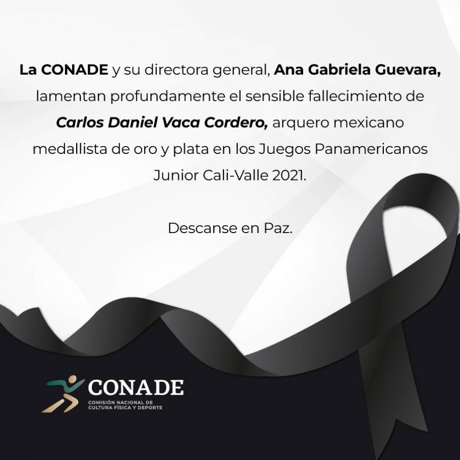 Falleció Carlos Vaca a los 20 años de edad, promesa del Tiro con Arco en México