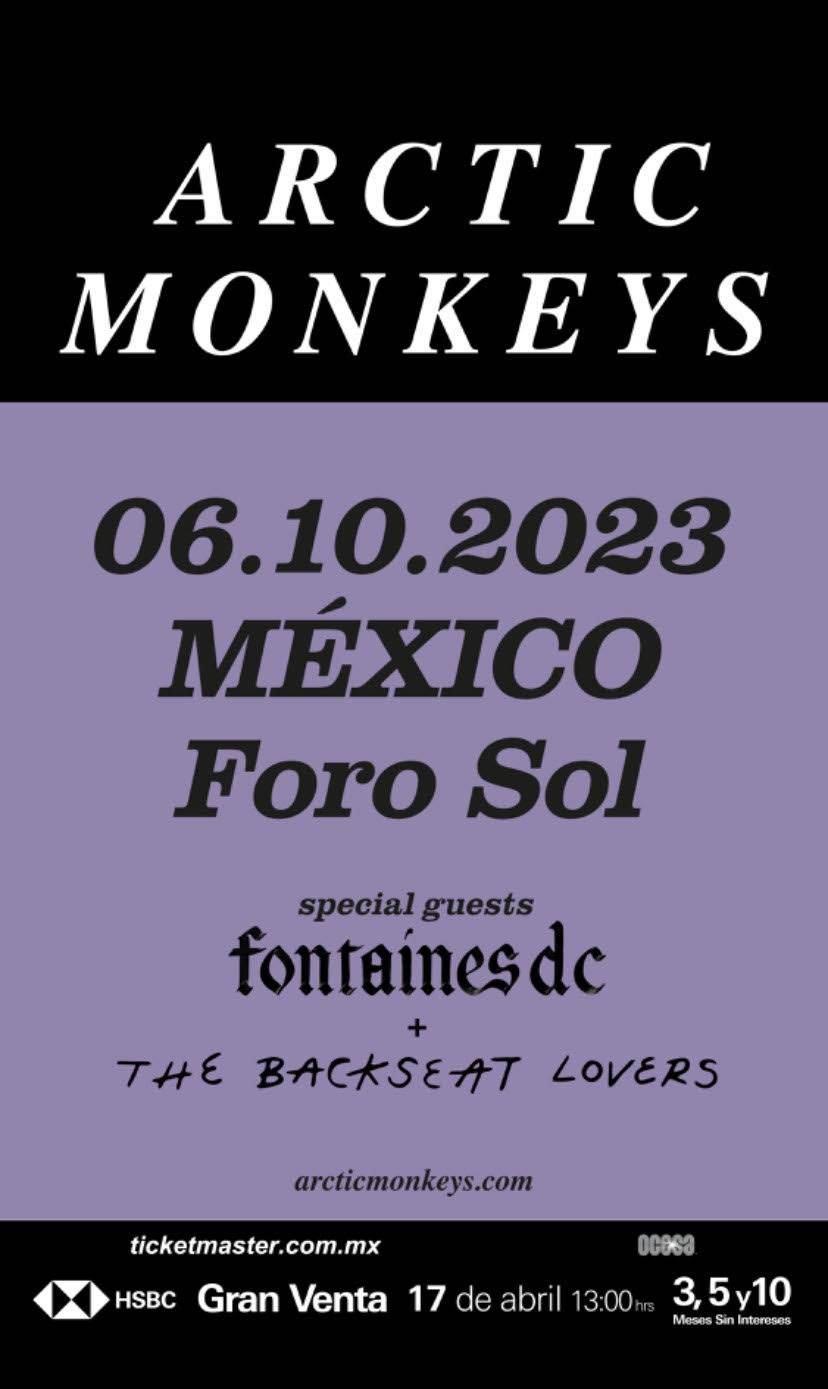 Arctic Monkeys regresa a M&eacute;xico con invitados especiales