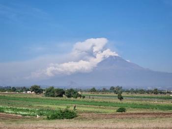 El Popocatépetl ofrece ligera tregua
