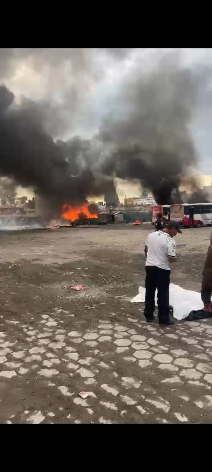 Estruendo y humo desataron pánico en Cholula 