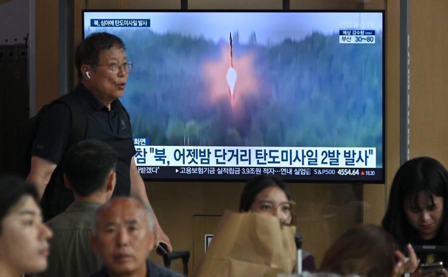 Corea del Norte ensaya misiles balísticos antes de aniversario de armisticio