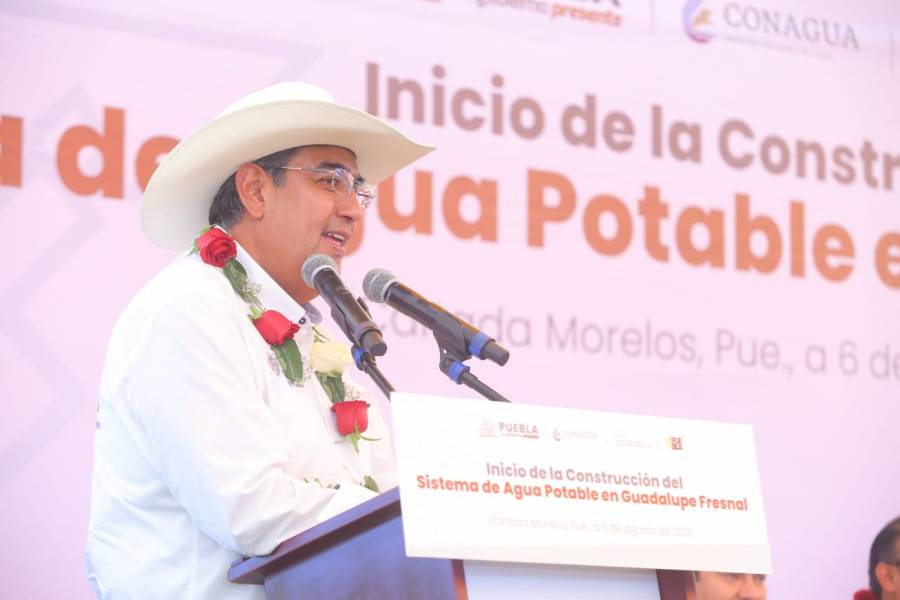 Con sistema de agua potable, gobierno estatal eleva calidad de vida en Cañada Morelos