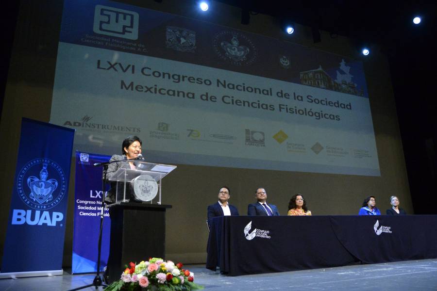 Lilia Cedillo inaugurates the National Congress of Physiological Sciences – ContraRéplicaPuebla