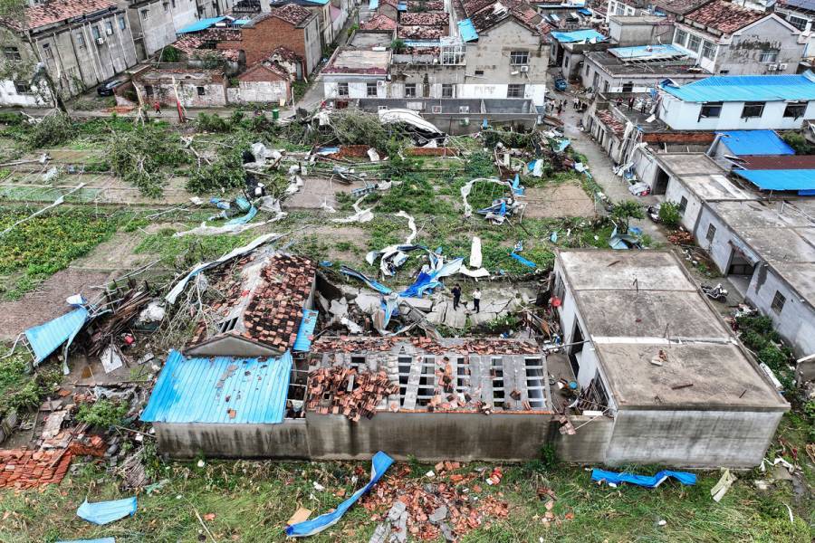 Tornado en el este de China deja al menos 10 muertos