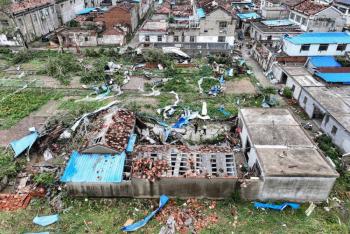 Tornado en el este de China deja al menos 10 muertos