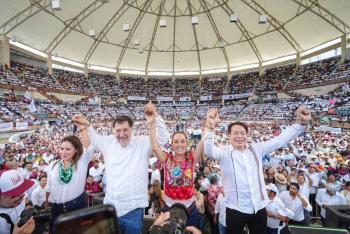 Mario Delgado llama a seguir con la transformación desde Chiapas