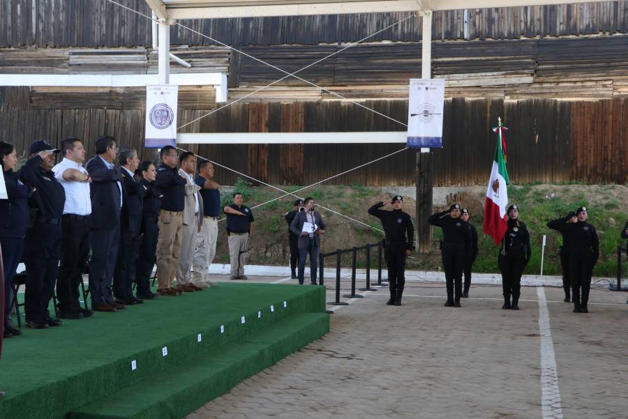 Inaugura Céspedes Congreso Estatal de Tiro Policial 