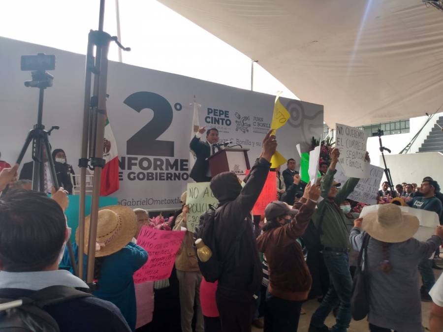 Se retira Céspedes del informe del Edil de Juan C. Bonilla tras manifestaciones
