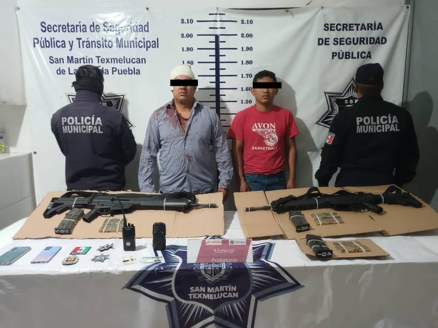 En Texmelucan Aseguran A Dos Extorsionadores, Uno Portaba ...