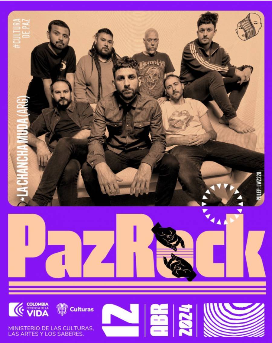 LA CHANCHA MUDA POR PRIMERA VEZ EN COLOMBIA!!!!! Viernes 12 de abril, Plaza Bol&iacute;var PAZ ROCK