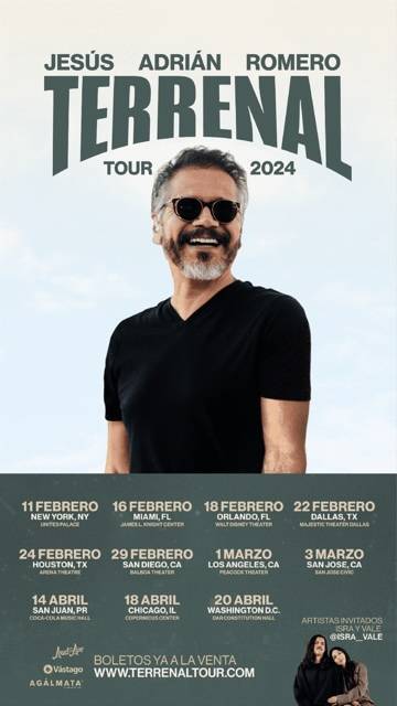 Jesús Adrián Romero concluirá gira en EE. UU. con dos emocionantes conciertos