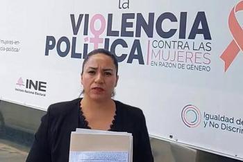 Eva Hernández acusa a Filomeno Sarmiento por violencia política, equipo de Armenta la apoya