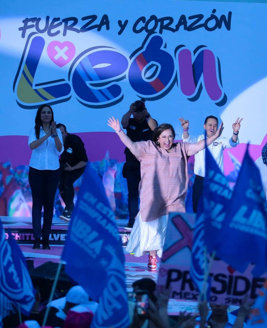 Xóchitl Gálvez llena plaza principal de León con su discurso anti-Morena