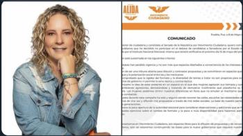 Alida Díaz declina participar en el debate entre candidatas a la segunda fórmula del Senado