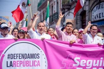 Presenta Riestra agenda por el abasto de agua en Puebla