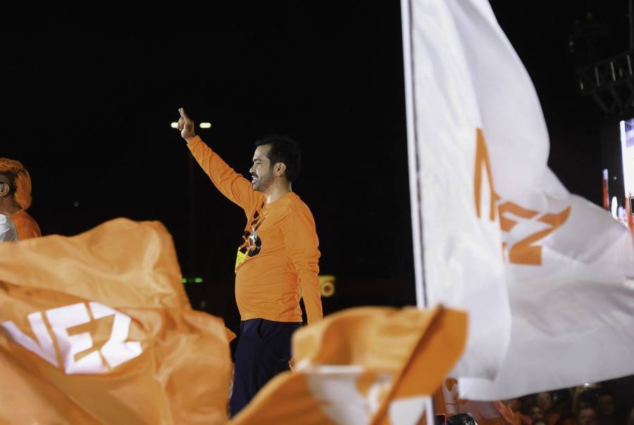 Jorge Álvarez Máynez, candidato de Movimiento Ciudadano, cierra campaña en Campeche: 