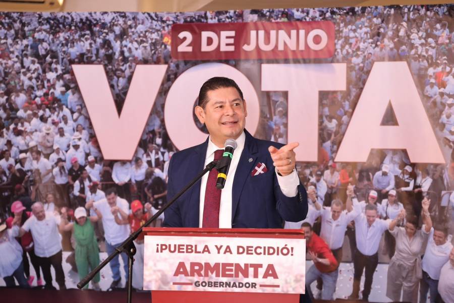 Armenta realiza ciere de campaña con diversas actividaes en Puebla 