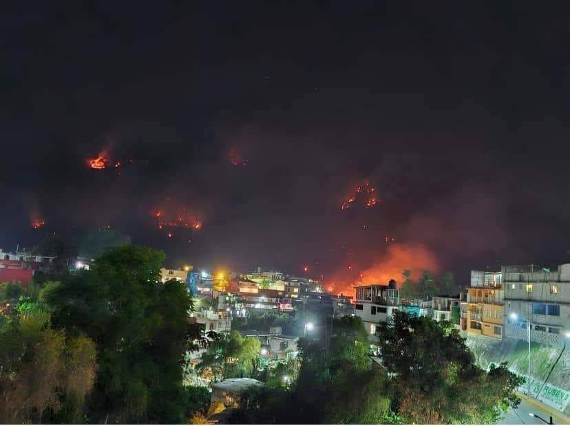 Puebla es el 5° estado con más incendios forestales durante 2024