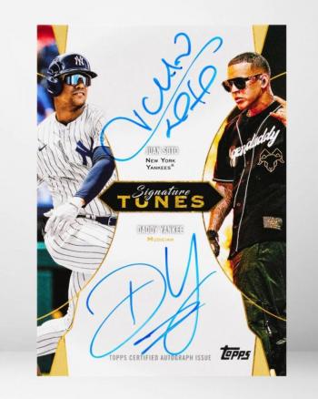 Daddy Yankee y Topps lanzan la Exclusiva Tarjeta Signature Tunes