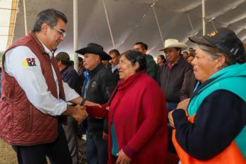 Entrega Gobierno Estatal apoyos al campo en El Seco