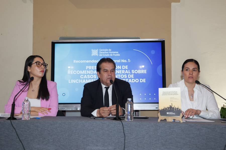 CDH Puebla recomienda protocolos para casos de intentos de linchamiento 